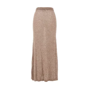 Discount Sequinned knitted long skirt Skirts