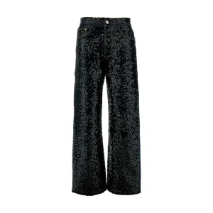 Sale Sequinned straight-leg jeans Jeans