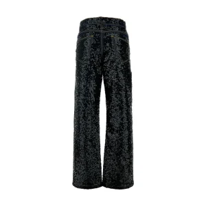 Sale Sequinned straight-leg jeans Jeans