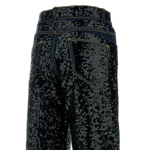 Sale Sequinned straight-leg jeans Jeans