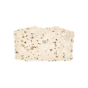 Online Sequins and feathers cropped top Kids Clothing