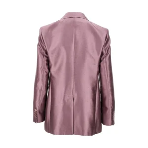 Clearance Shantung single-breasted jacket Jackets