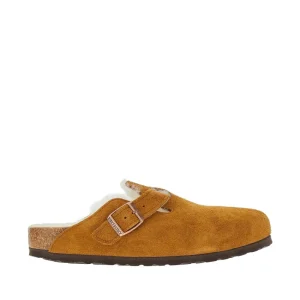 Discount Shesrling-lined 'Boston' sabot Flat Shoes