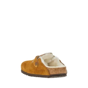 Discount Shesrling-lined 'Boston' sabot Flat Shoes