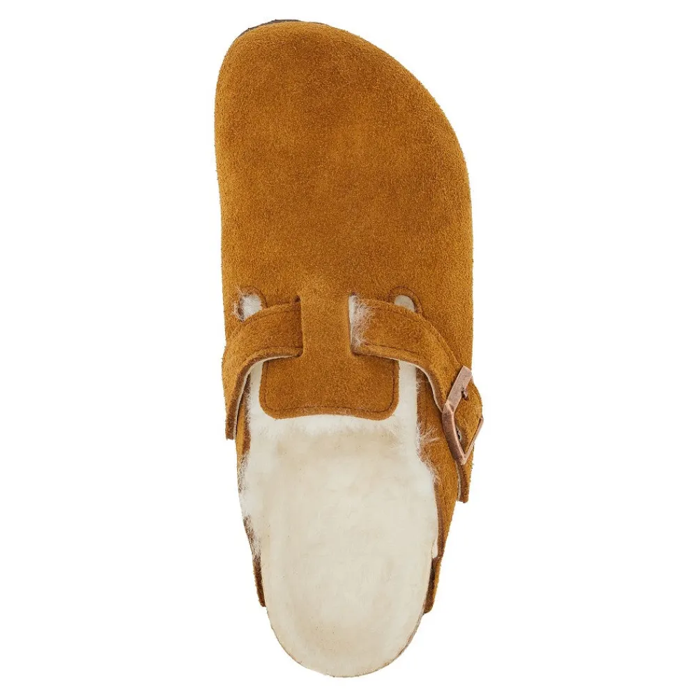 shesrlinglined_boston_sab_3.webp Discount Shesrling-lined 'Boston' sabot Flat Shoes
