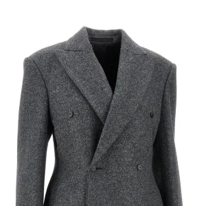 Online Shetland wool double-breasted coat Outerwear