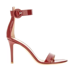 Discount Shiny leather 'Portofino' sandals Heeled Shoes