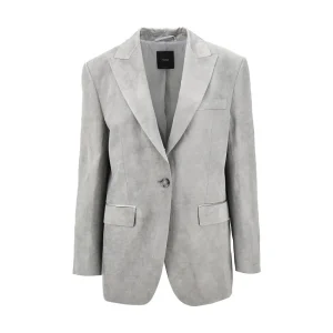 New Shot satin single-breasted jacket Jackets