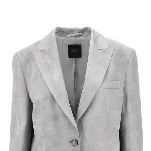 New Shot satin single-breasted jacket Jackets