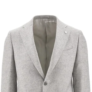 Sale Silk and cashmere single-breasted jacket Jackets
