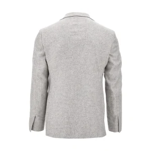 Sale Silk and cashmere single-breasted jacket Jackets
