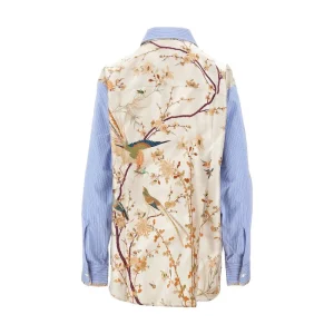 New Silk and cotton patchwork shirt Shirts