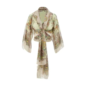 Hot Silk chiffon shrug Tops