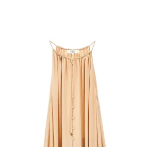 Best Silk flounced maxi dress Dresses