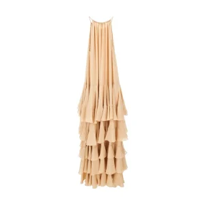 Best Silk flounced maxi dress Dresses