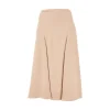 Clearance Silk midi skirt Skirts