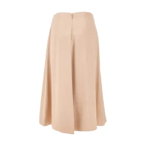 Clearance Silk midi skirt Skirts