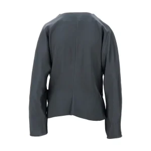 Clearance Silk satin draped blouse Tops