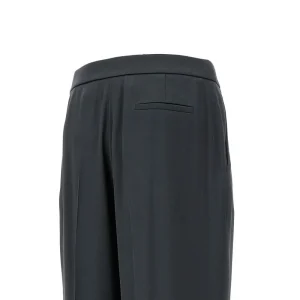 Sale Silk satin pants with darts Pants And Shorts