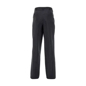 Outlet Silk twill trousers with darts Pants And Shorts