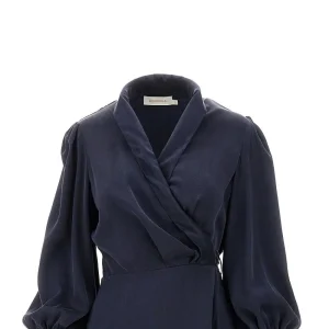 Best Silk wrap midi dress Dresses