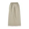 Clearance Silk-blend duchesse skirt Skirts