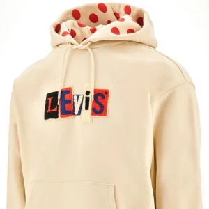 Sale Skateboarding' hoodie with logo patch Sweatshirts