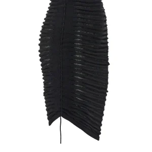 Fashion Skeleton knitted asymmetrical dress Dresses
