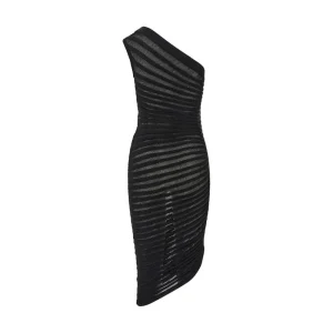 Fashion Skeleton knitted asymmetrical dress Dresses