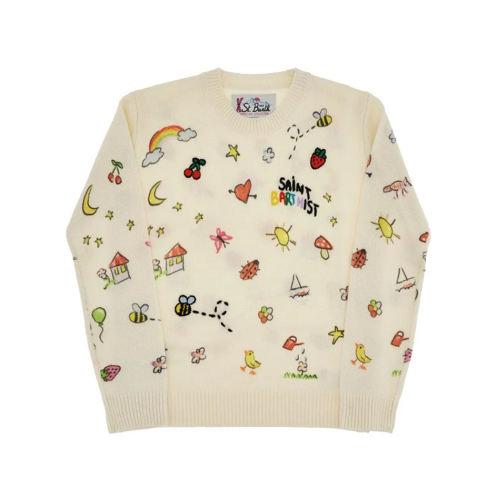 sketch_motif_sweater_0.webp Online Sketch motif sweater Kids Clothing