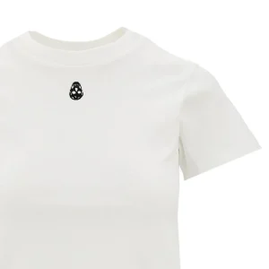 Sale Skull embroidery Slim Fit T-shirt Tops