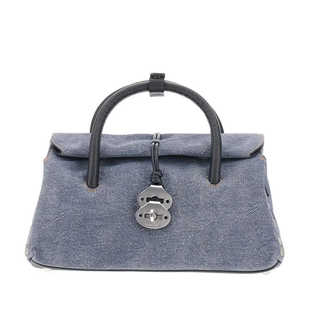 small_dotta_denim_bag_0.webp Hot Small 'Dotta' denim bag Top-Handle Bags | Crossbody Bags