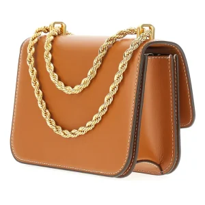 Clearance Small 'Eleanor' leather bag with chain Shoulder Bags