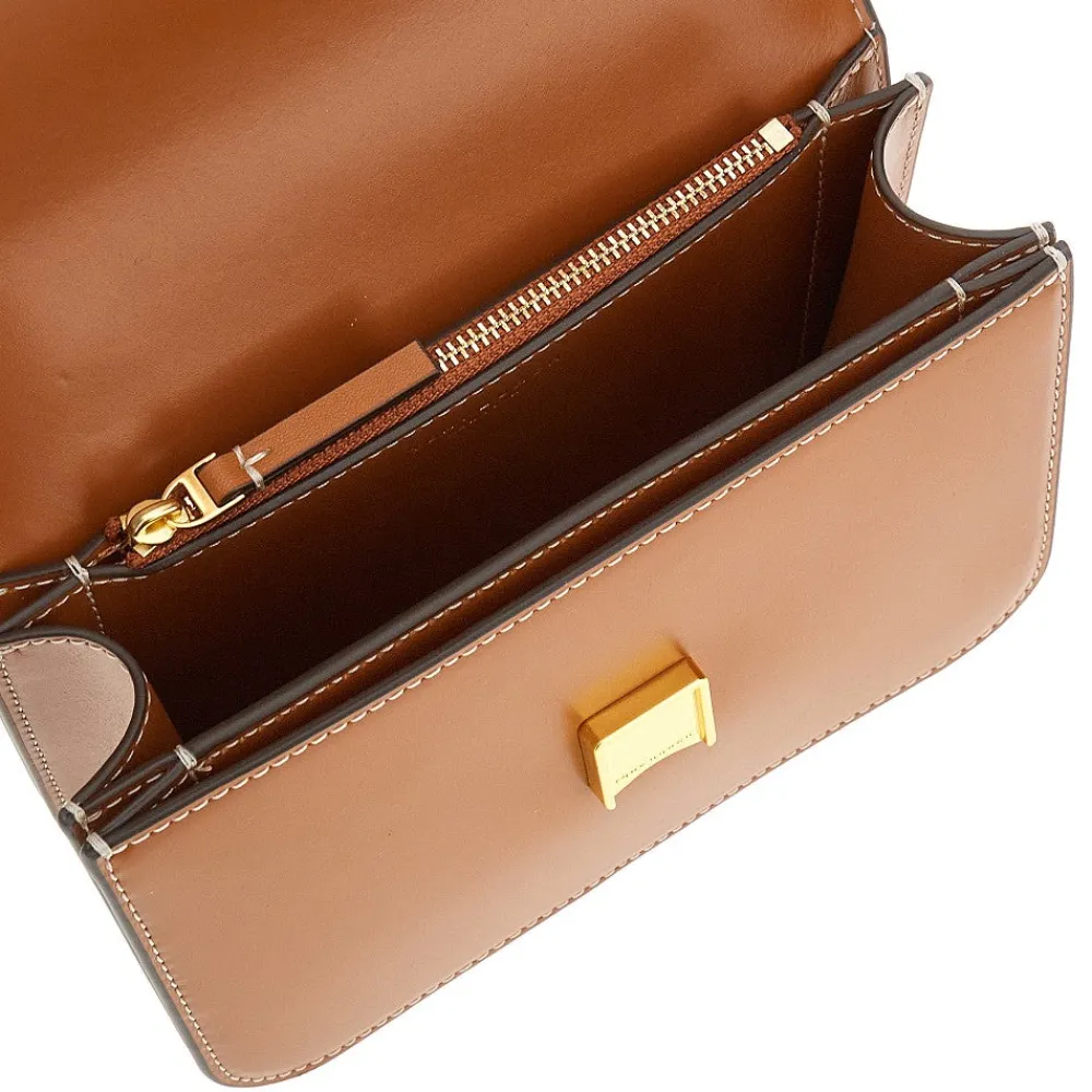small_eleanor_leather_bag_2.webp Clearance Small 'Eleanor' leather bag with chain Shoulder Bags