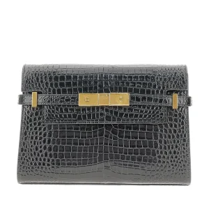 Best Small 'Manhattan' croco-print leather bag Shoulder Bags