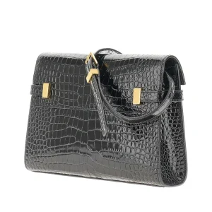 Best Small 'Manhattan' croco-print leather bag Shoulder Bags