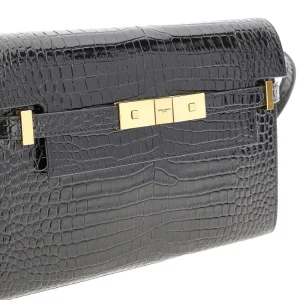 Best Small 'Manhattan' croco-print leather bag Shoulder Bags