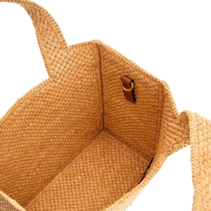 New Small raffia tote bag with logo Top-Handle Bags | Crossbody Bags