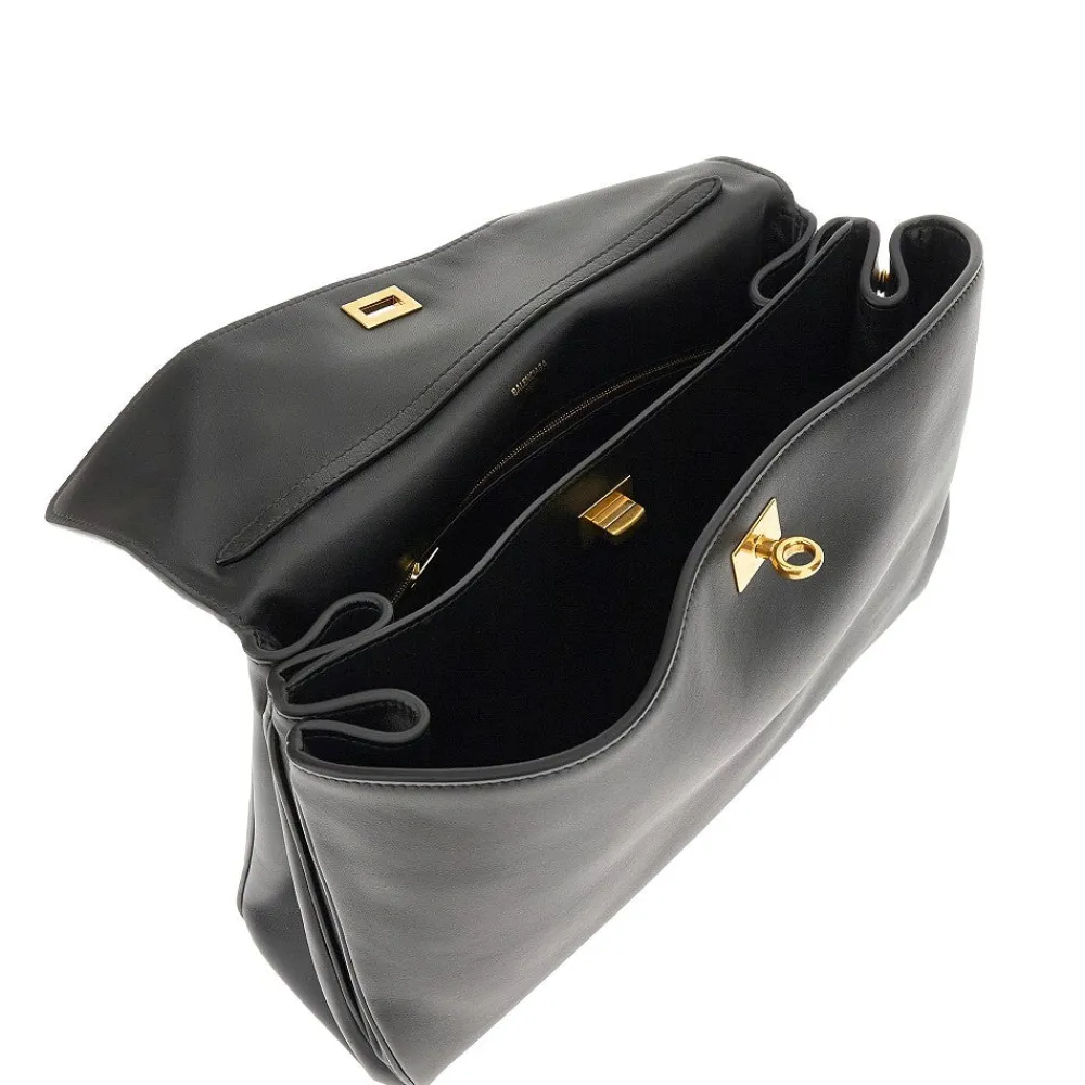 smooth_leather_medium_rod_2.webp Fashion Smooth leather medium 'Rodeo' bag Shoulder Bags
