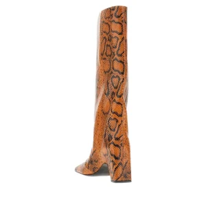 Best Snake-print leather 'Bridge' boots Boots And Ankle Boots
