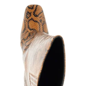 Best Snake-print leather 'Bridge' boots Boots And Ankle Boots