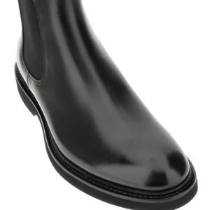 Outlet Spazzolato leather Chelsea boots Boots
