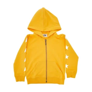 Hot Stars print full-zip hoodie Kids/BOY Clothing