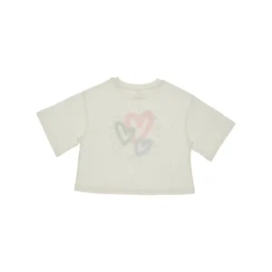 Sale Stella Logo print cropped T-shirt Kids/BOY Clothing