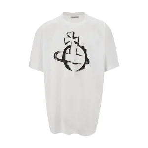 Clearance Stencil Orb' print oversized T-shirt T-Shirts And Polo Shirts