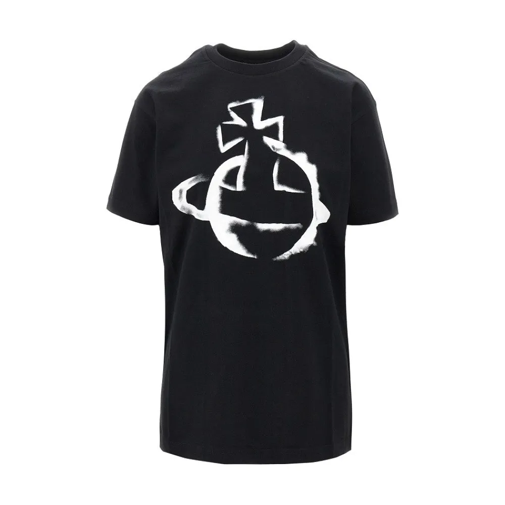stencil_orb_print_oversiz_0.webp Clearance Stencil Orb' print oversized T-shirt T-Shirts And Polo Shirts