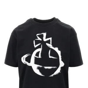 Clearance Stencil Orb' print oversized T-shirt T-Shirts And Polo Shirts