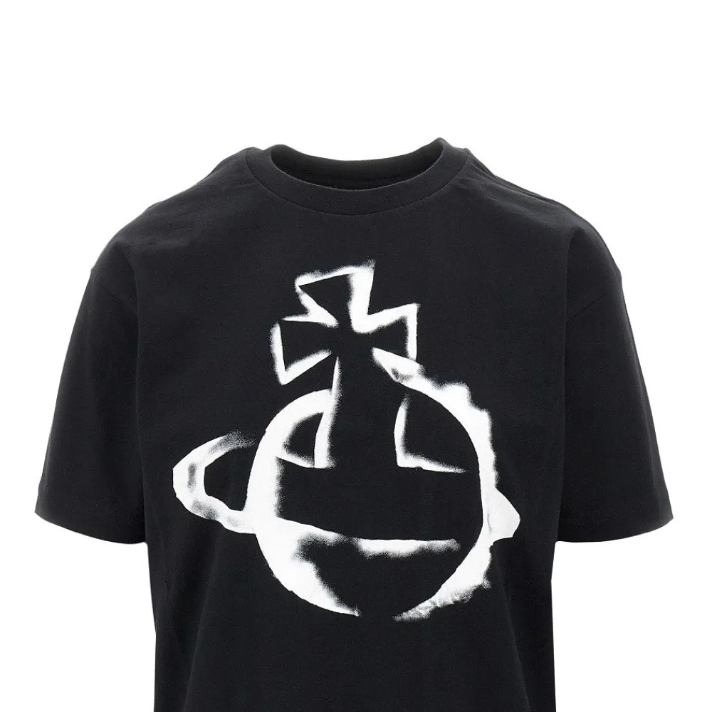stencil_orb_print_oversiz_1.webp Clearance Stencil Orb' print oversized T-shirt T-Shirts And Polo Shirts