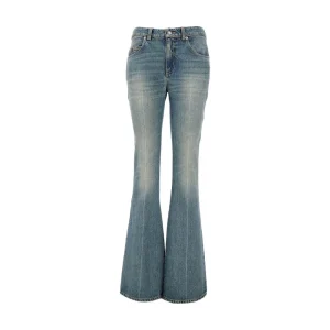 Outlet Stone Washed denim bootcut jeans Jeans
