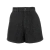 Sale Strass logo motif denim shorts Jeans